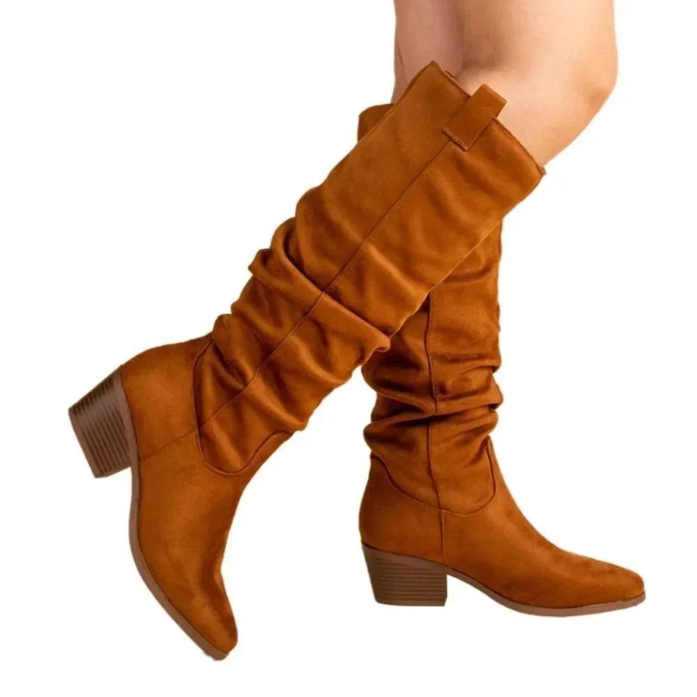BRAND NEW TIME AND TRU WOMEN'S TALL HEELED SOUCH BOOTS